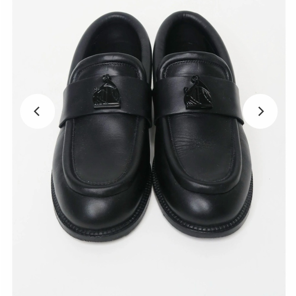 Lanvin Black Leather Women's Loafers